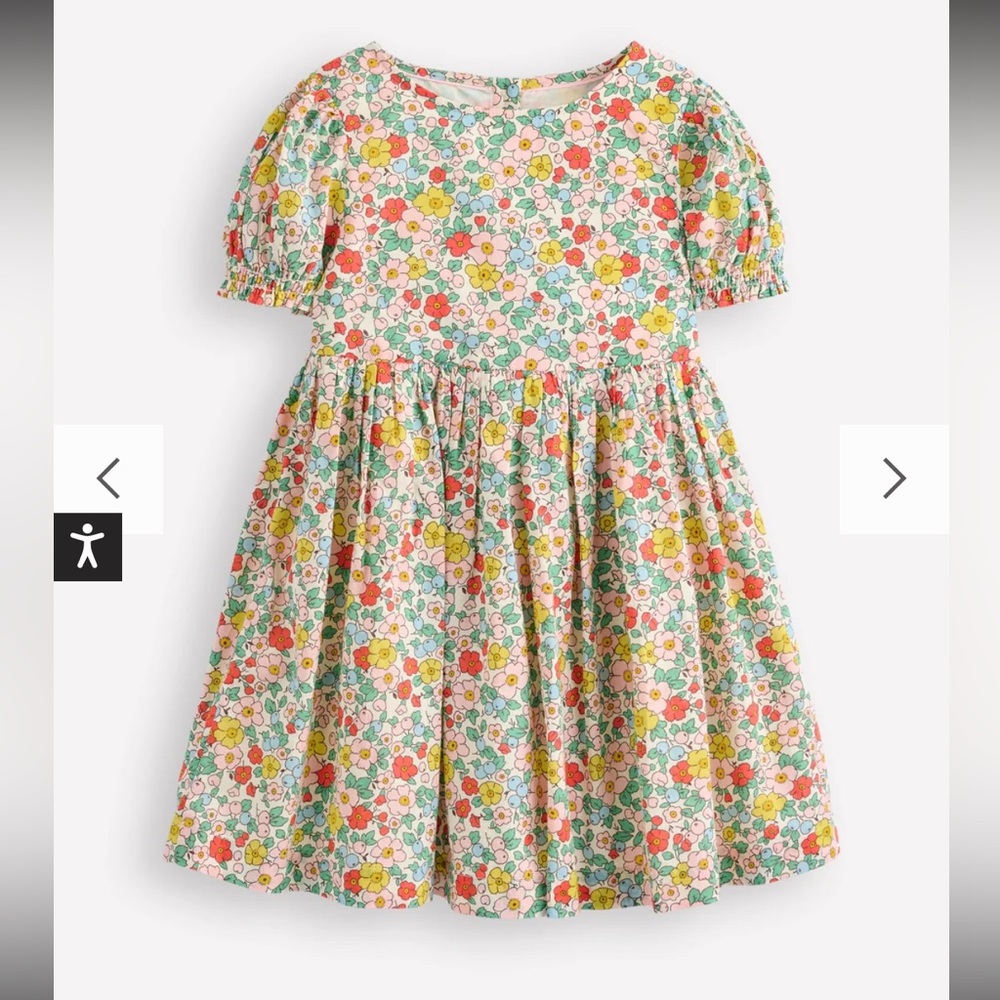 Mini Boden Madeline Woven Dress, Size 5-6, NWT